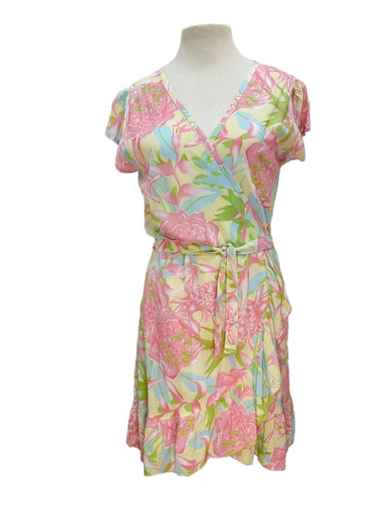 Lily short wrap dress - various