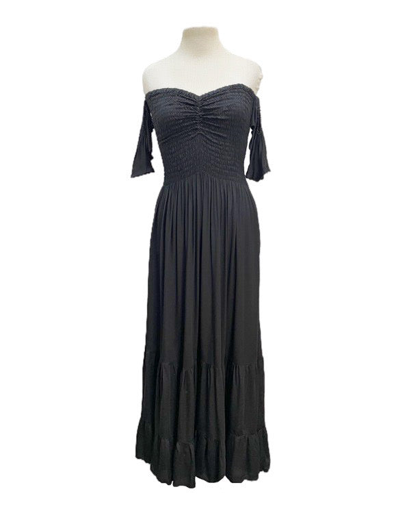 Rylee off the shoulder shirred dress - various