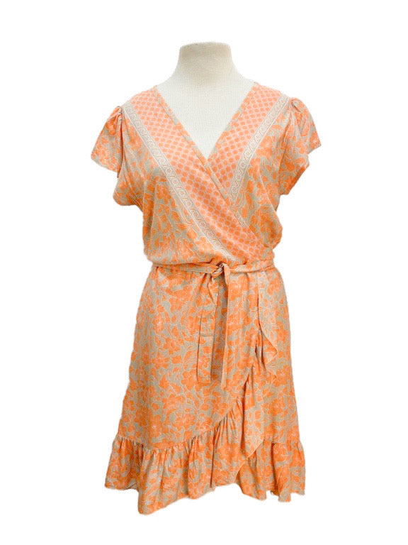 Lily short wrap dress - various