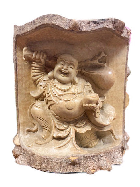 Buddha - wooden hand carved