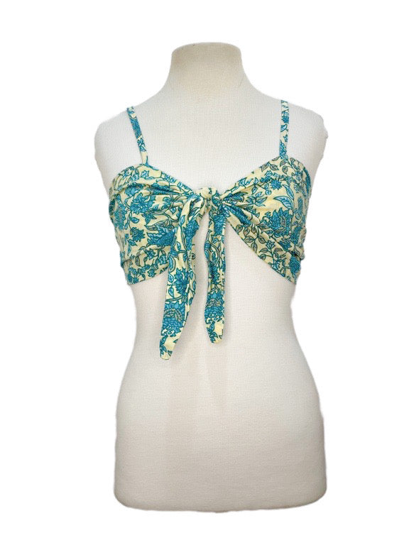 Front tie, adjustable bra top - various