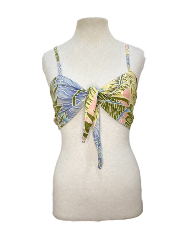 Front tie, adjustable bra top - various