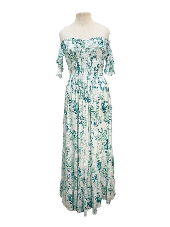 Rylee off the shoulder shirred dress - various