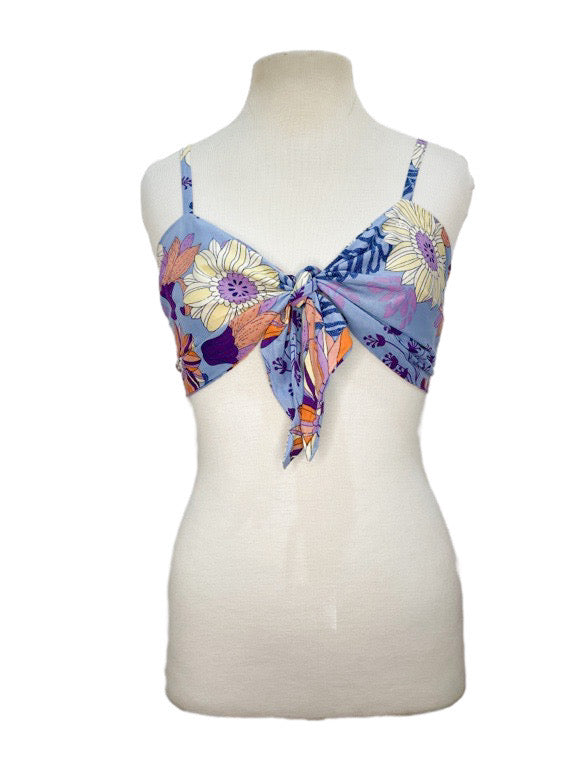 Front tie, adjustable bra top - various