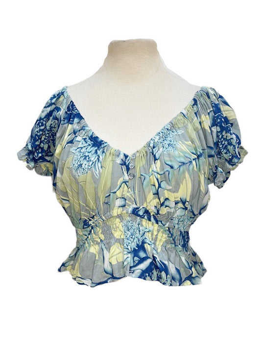 ❤Off the shoulder top with buttons - various