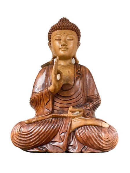 Buddha - wooden hand craved 50cm