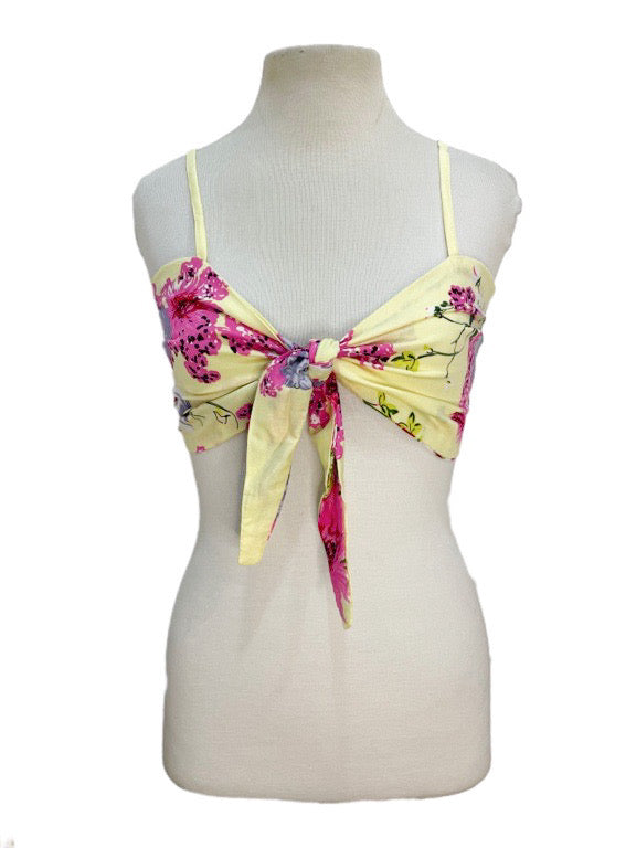 Front tie, adjustable bra top - various
