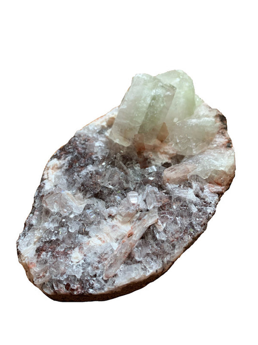 Large crystal - Apophylite green cluster
