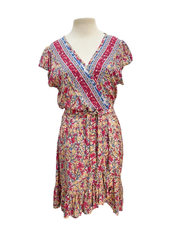 Lily short wrap dress - various