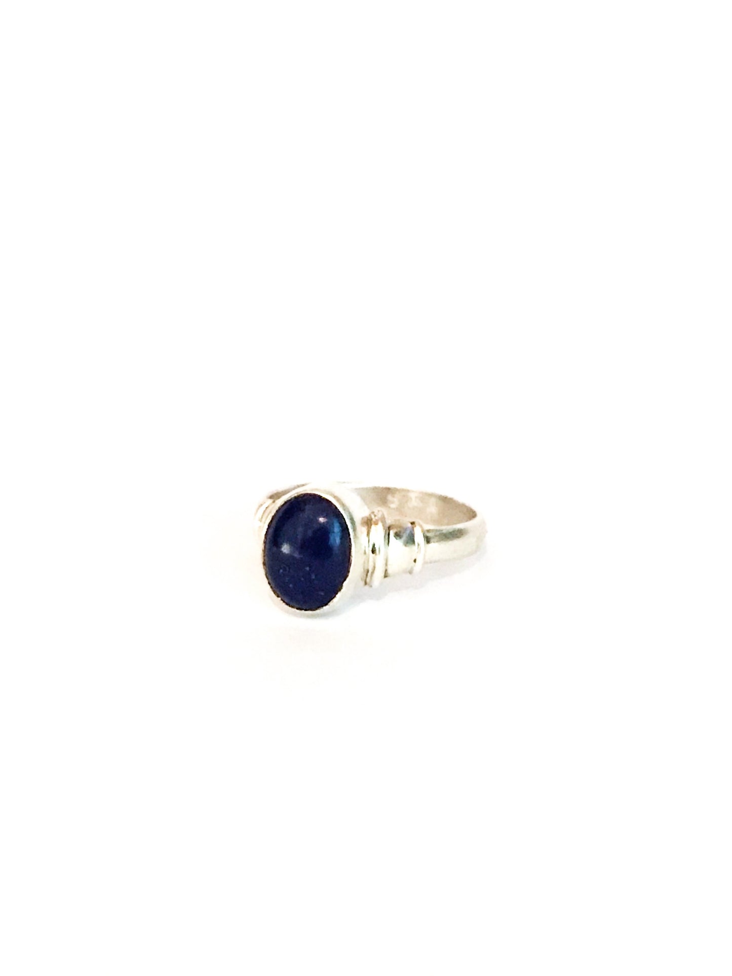 Oval Silver Ring - Various Crystal Options