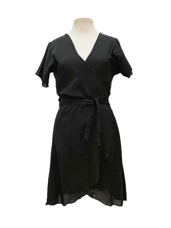 ❤Short wrap dress organic cotton