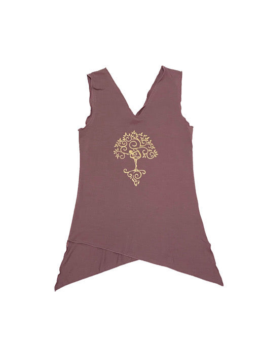 Tank top - asymmetrical hem