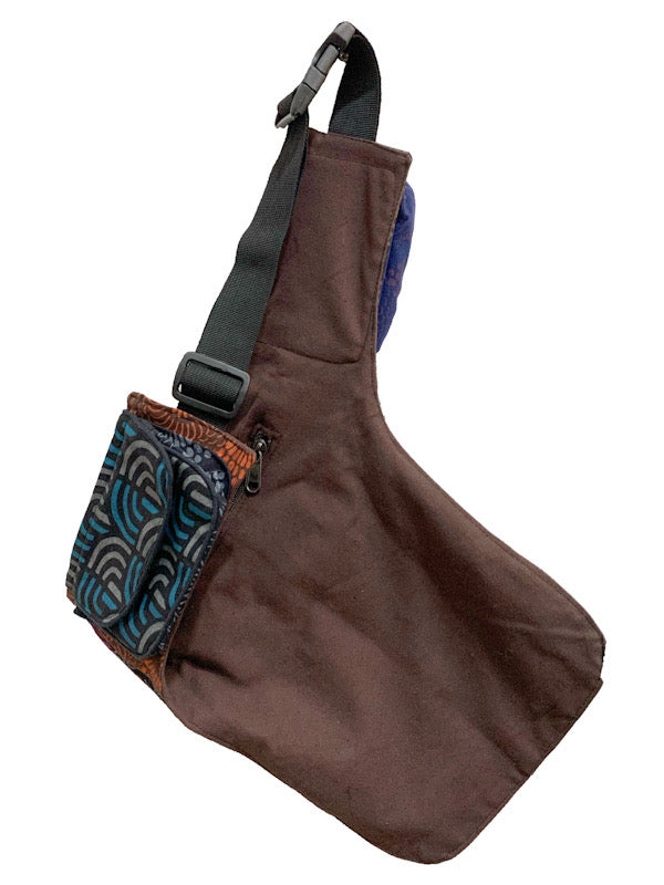 Multi pocket cross body or hip bag