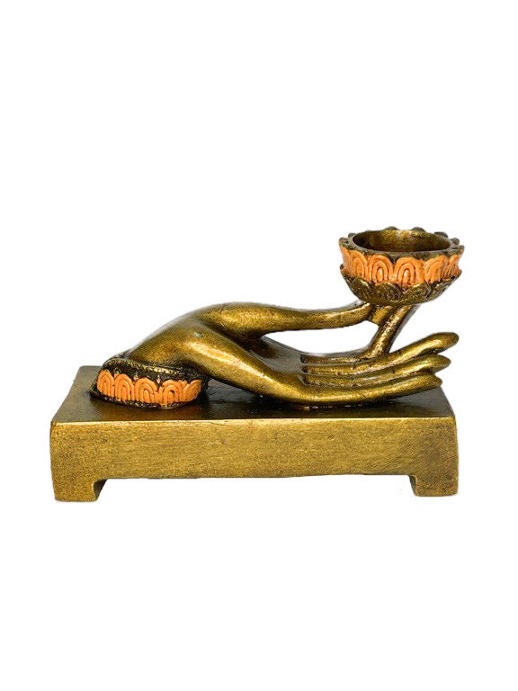 Hand candle holder