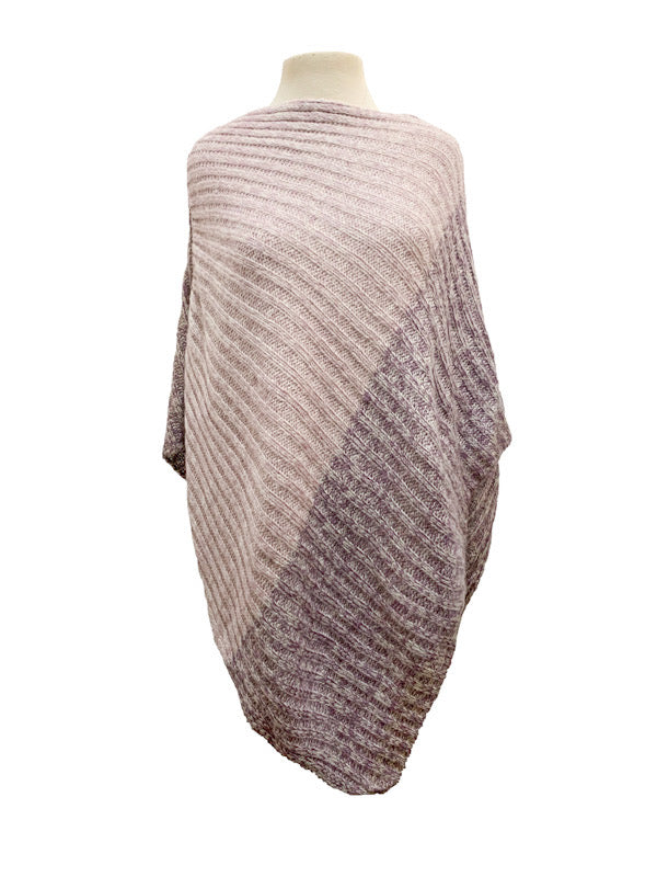 Poncho - two tone various