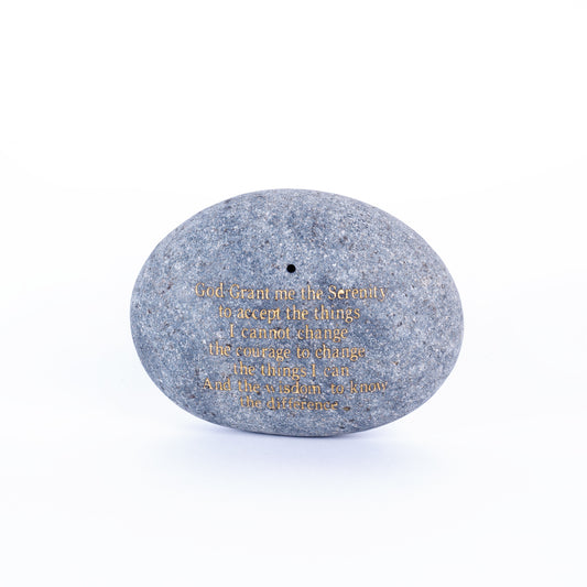Stone Incense Holder - serenity prayer