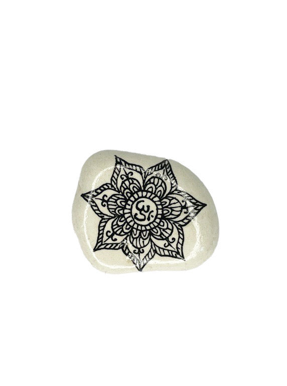 Mandala stone magnet - various mandalas