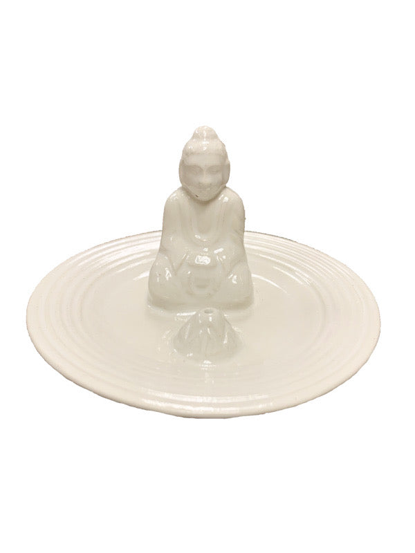 Ceramic Buddha Incense Holder