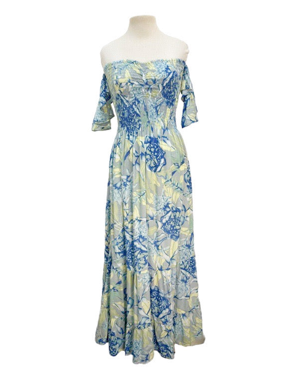 Rylee off the shoulder shirred dress - various