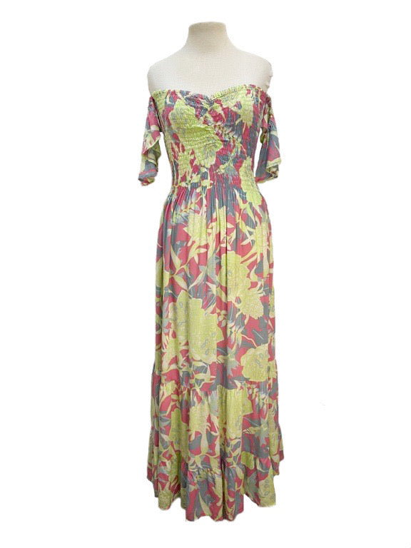 Rylee off the shoulder shirred dress - various