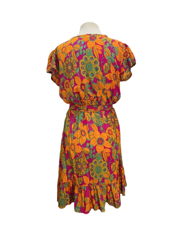Lily short wrap dress - various