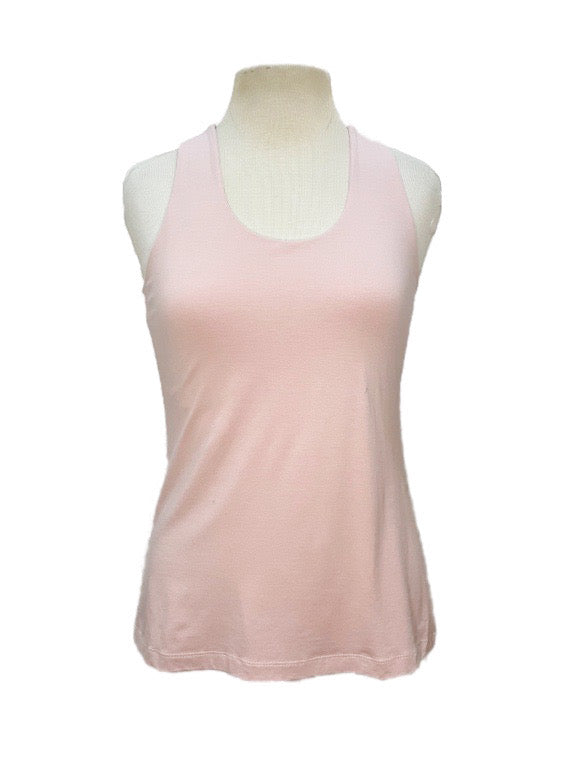 Yoga tank top with criss-cross back detail - various