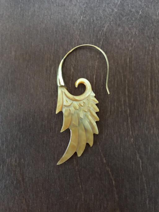 Hand-carved Tribal Bone Earrings - Various