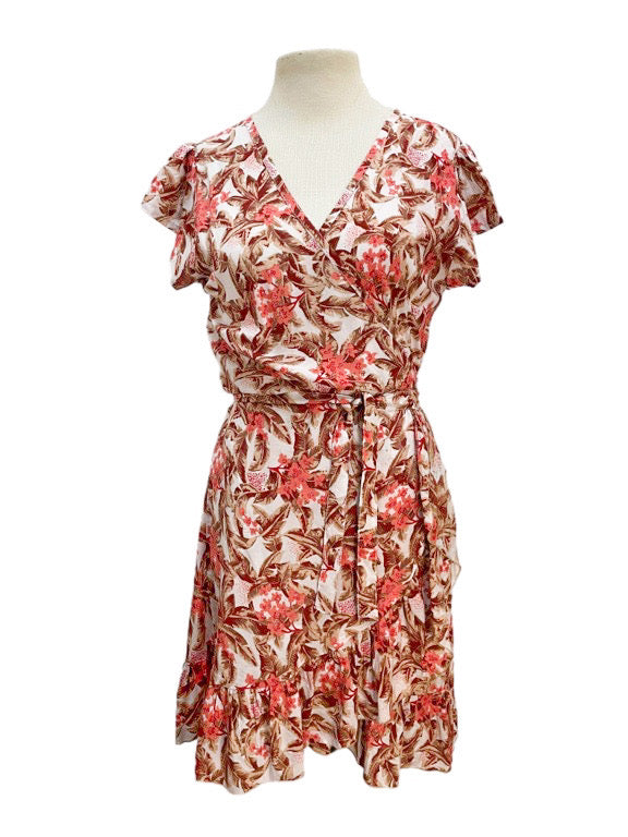 Lily short wrap dress - various