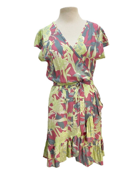 Lily short wrap dress - various