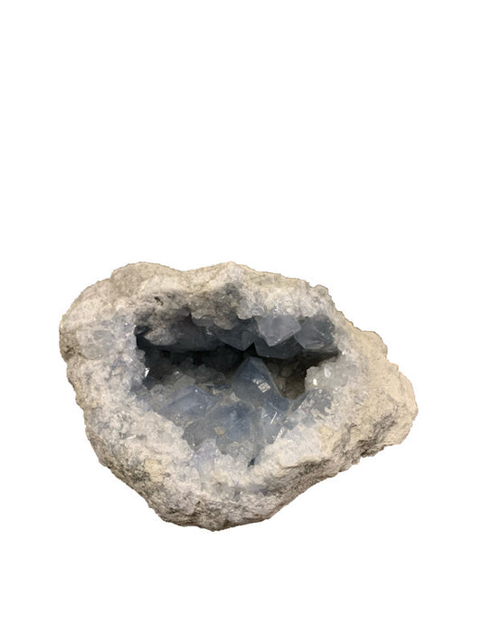 Celestite Cluster - Large Size with Beautiful Blue Crystals