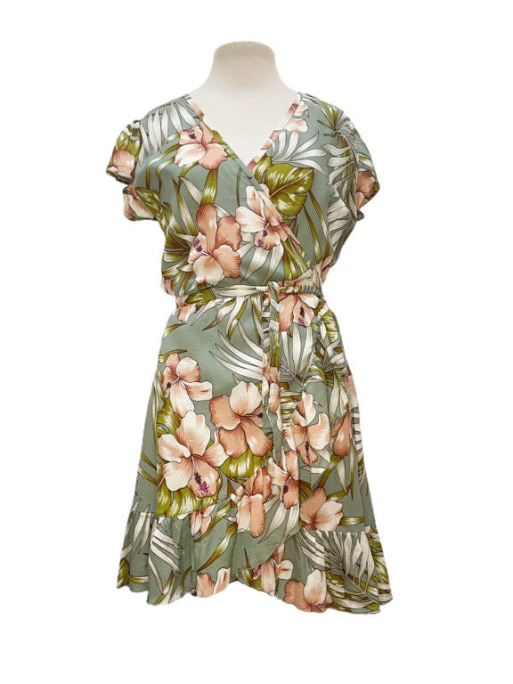 Lily short wrap dress - various