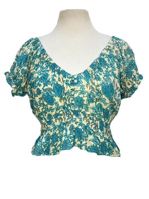Off the shoulder top with buttons - various