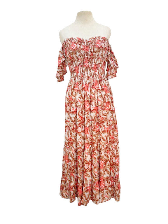 Rylee off the shoulder shirred dress - various