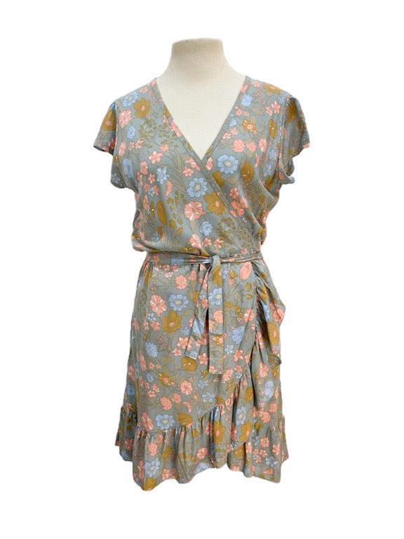 Lily short wrap dress - various