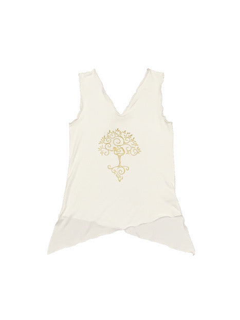 Tank top - asymmetrical hem