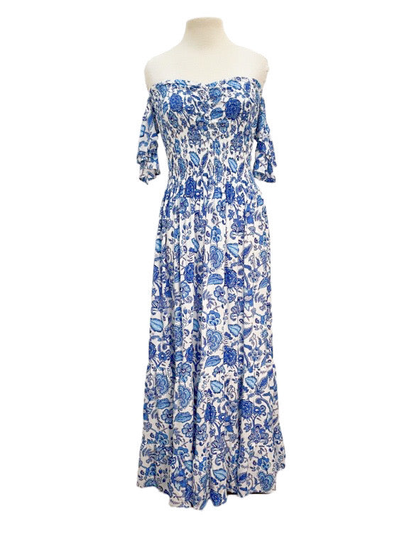 Rylee off the shoulder shirred dress - various