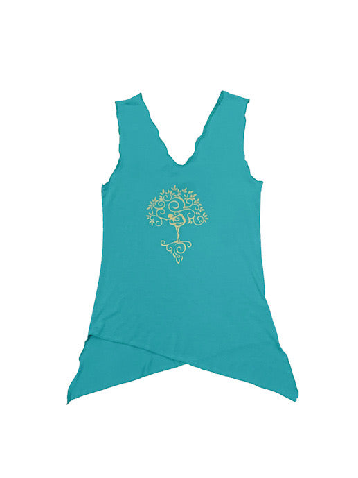 Tank top - asymmetrical hem