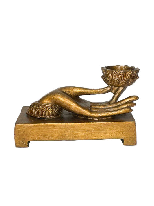 Hand candle holder