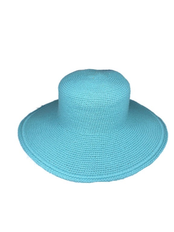 Cotton crochet hat - 35cm diameter - various