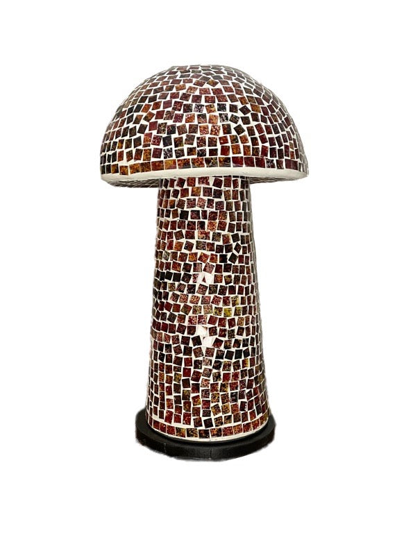 Mushroom mosaic light 35cm - various colours
