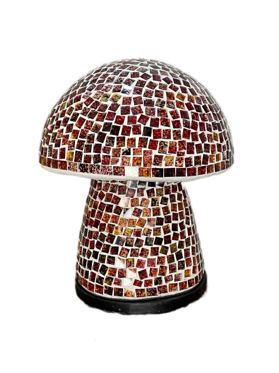 Mushroom mosaic light 25cm - various colours