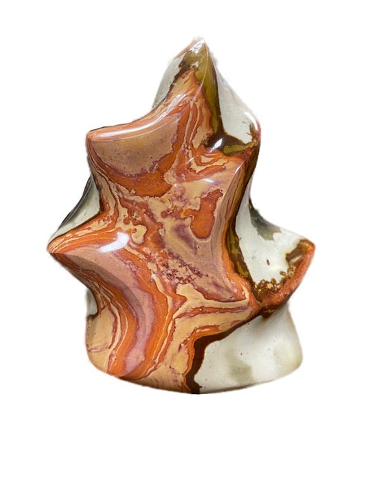 Large crystal - Polychrome jasper flame 0,96kg