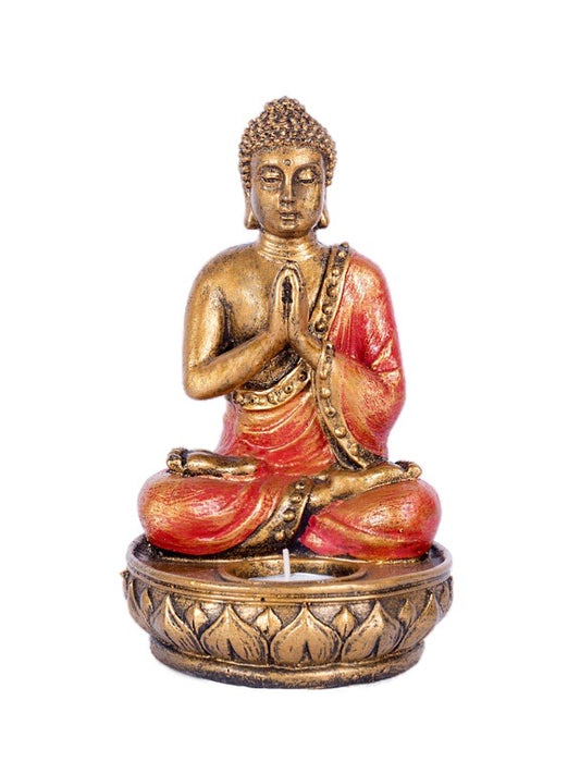 Buddha Candle Holder 17cm - various