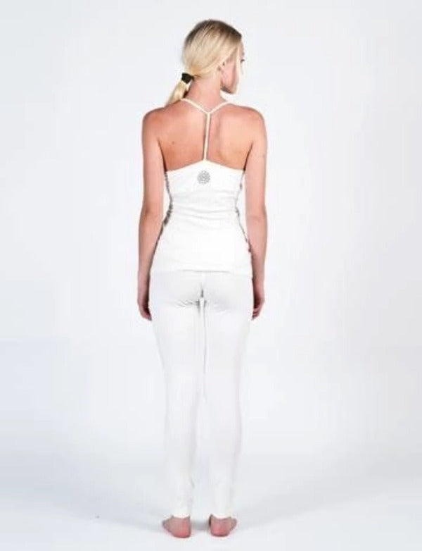 Bamboo spaghetti strap top with T back