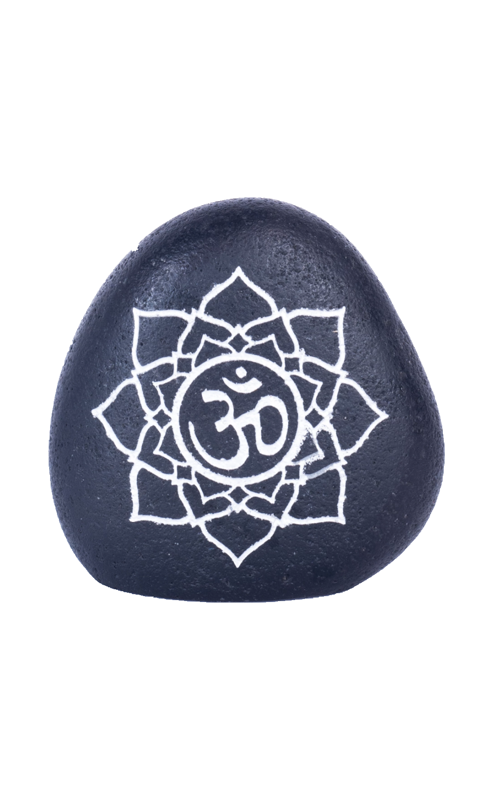 Om on Black Riverstone
