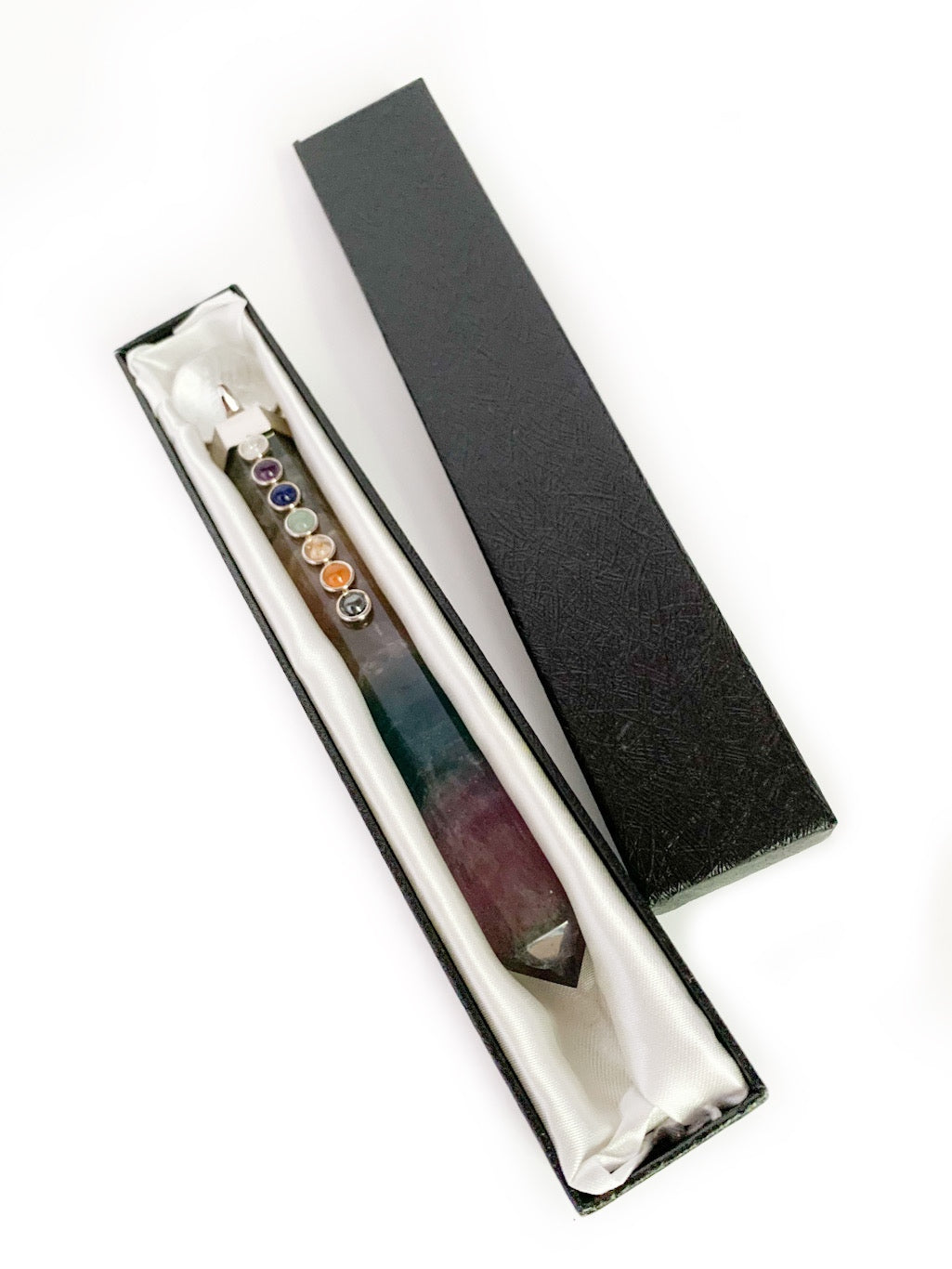 Wand - rainbow fluorite