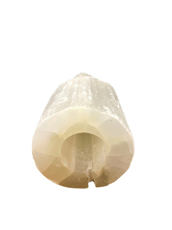 Selenite tower lamp 20cm