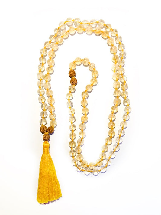 Citrine mala - 8mm