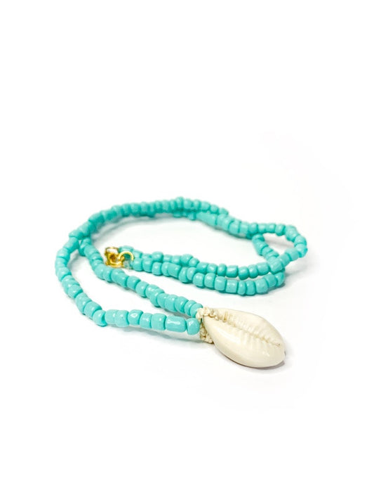 Cowry shell necklace - various colours