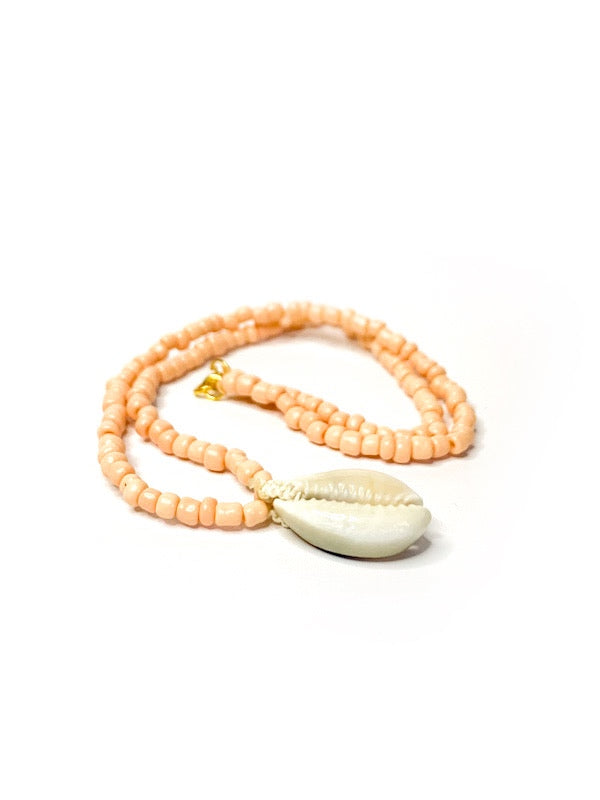 Cowry shell necklace - various colours